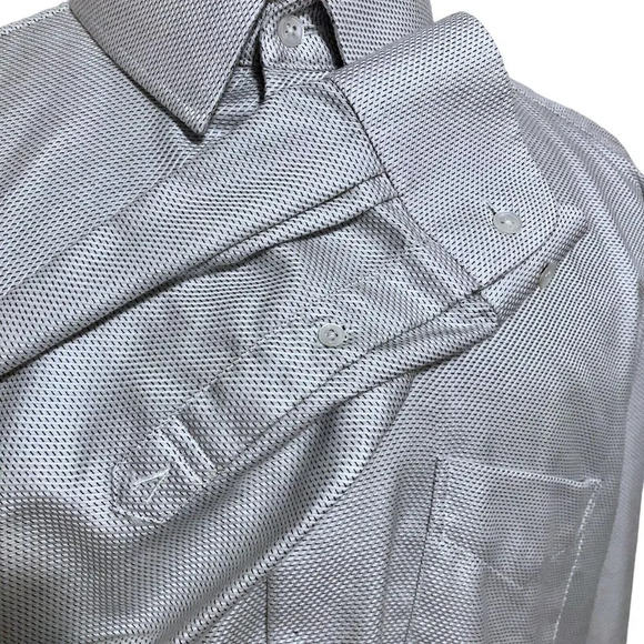 Van Heusen Button Down Dress Shirt for Men Neck 17 - Picture 6 of 10